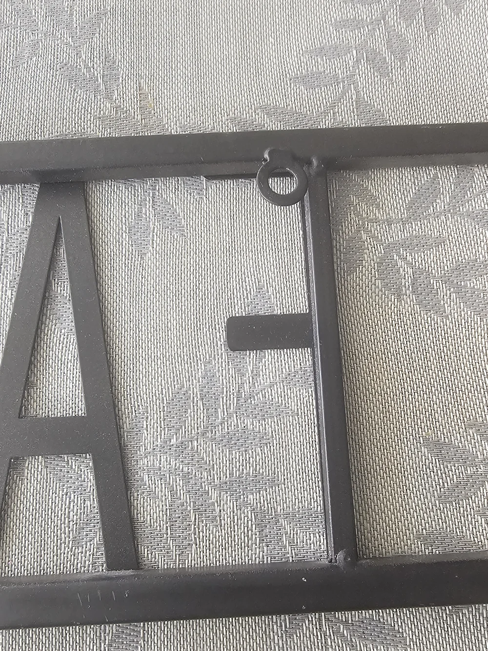 Threshold Metal FAMILY Wall Sign in Gray